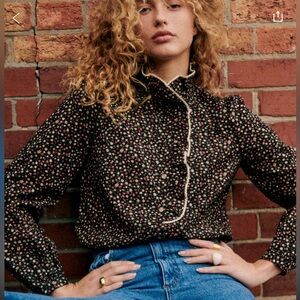 Sezane’s Angelina floral shirt